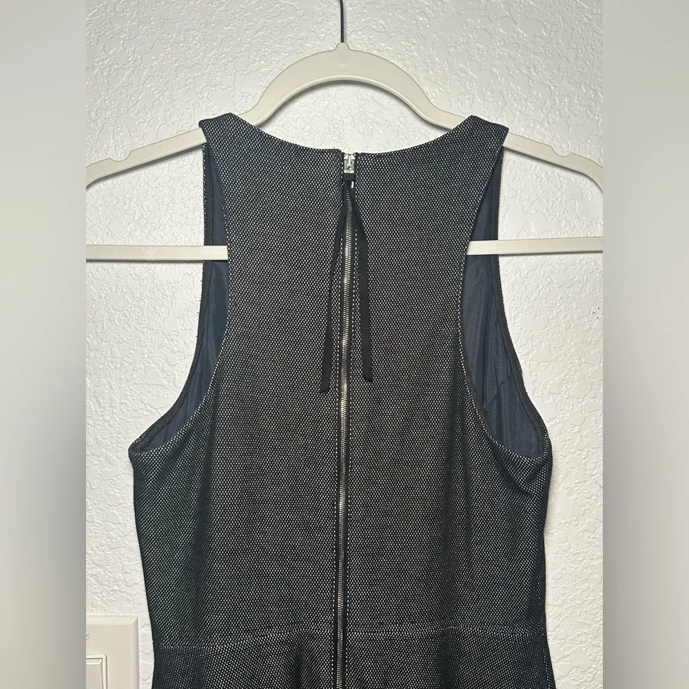 Rag & Bone Sleeveless Denim Mini Dress Size 4 Enigma Drop Waist Fit & Flare - Picture 10 of 12